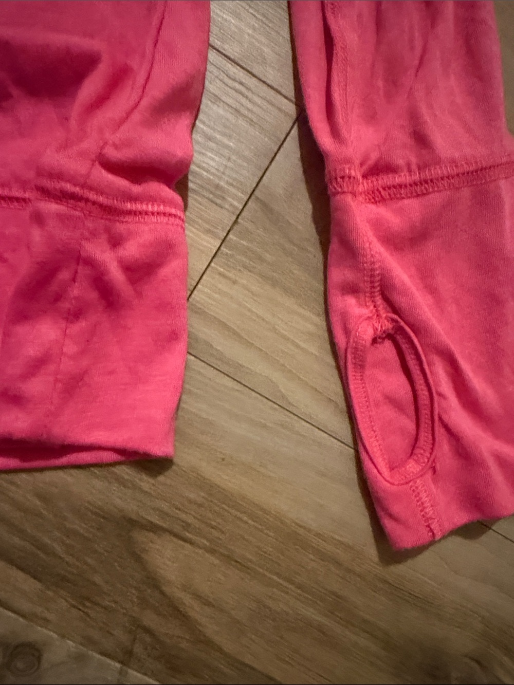 GAP Hot Pink Long Sleeve Scoop Neck Top - Picture 3 of 5
